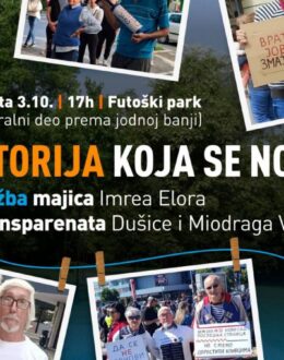 Sutra u 17h u Futoškom parku: Izložba majica Imrea Elora i transparenata Dušice i Miodraga Vasića